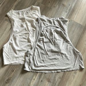 🍋 Lululemon Cut Back Crop Tank